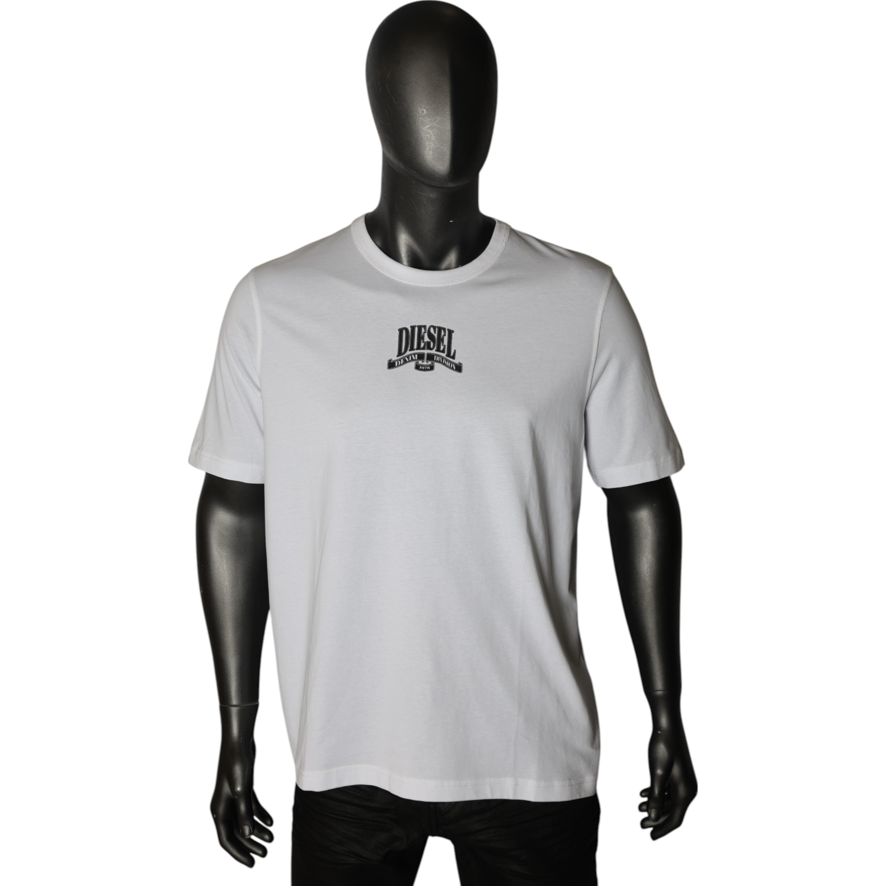 Diesel T-Shirt T-Adjust Logo White